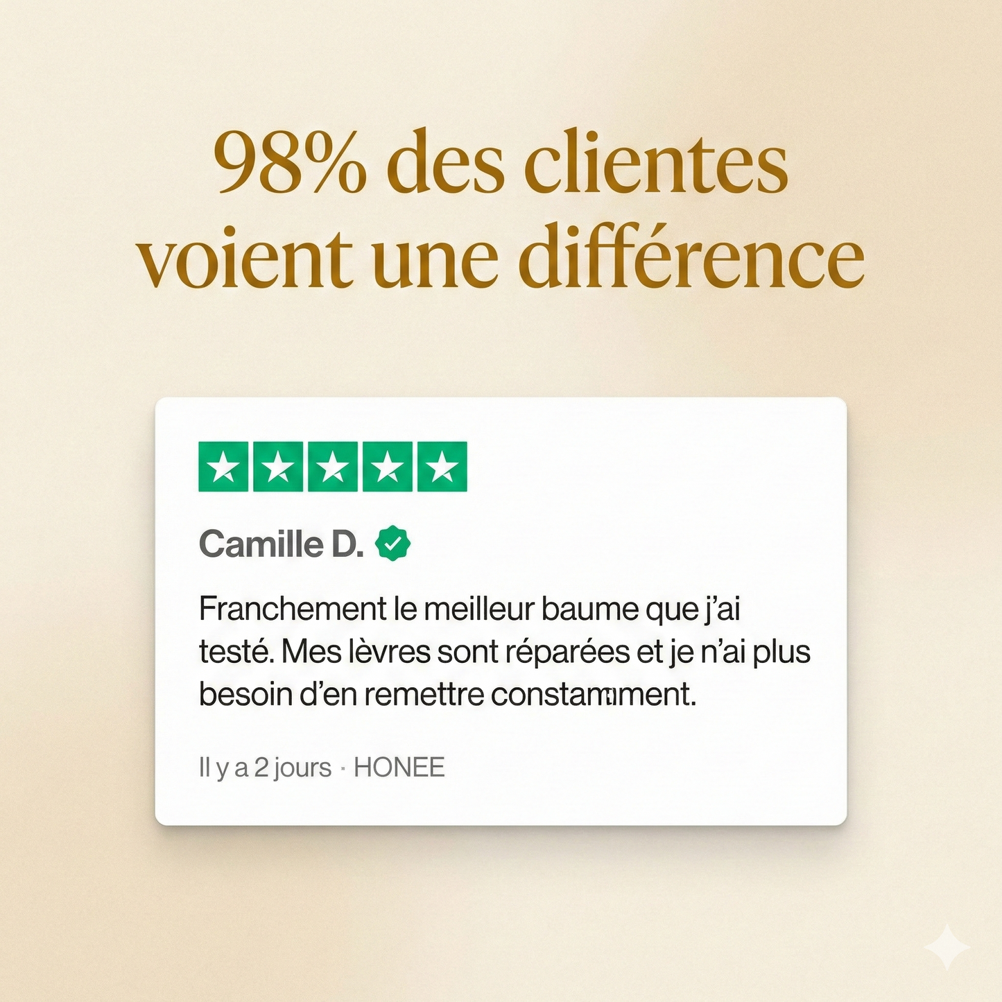 Baume à lèvres 100% naturel